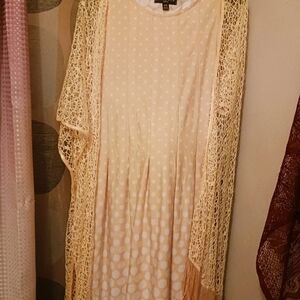Ladies Ntouch Dress N Duster Size Ps Yellow